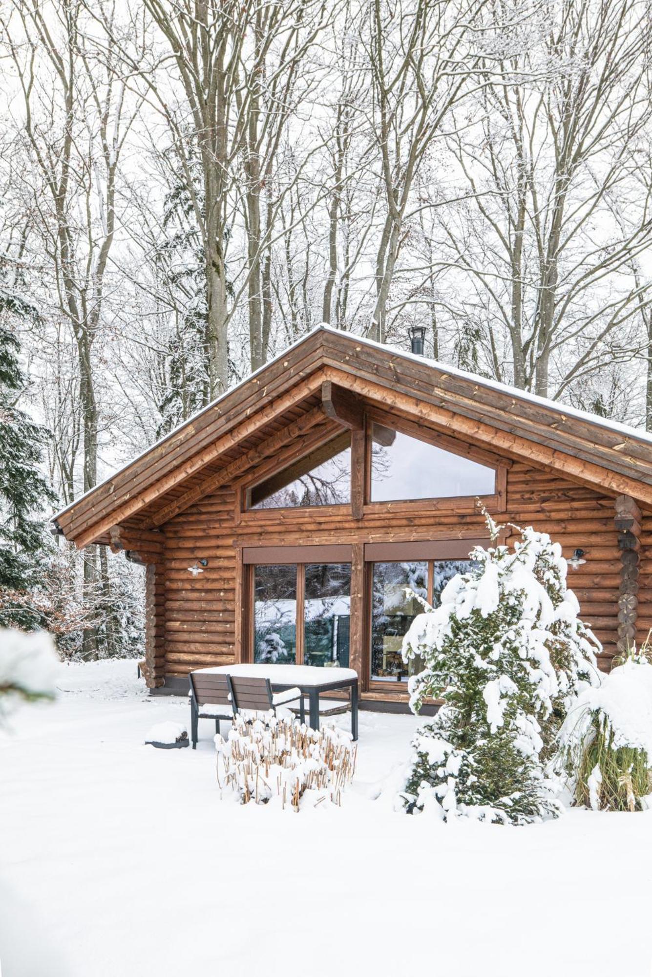 Huette Am Wald Villa Hof bei Salzburg Bagian luar foto